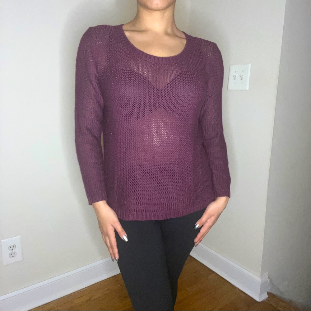 Sheer Knit Sweater